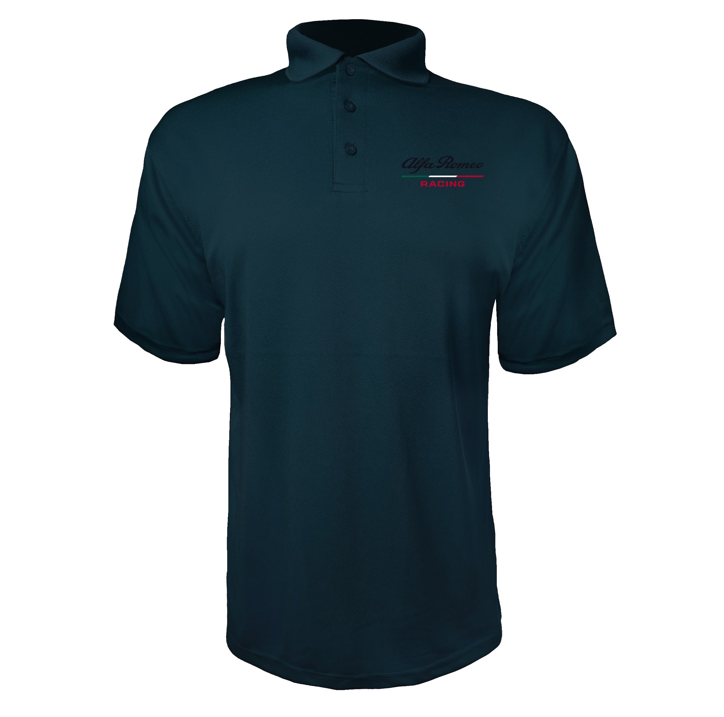 Alfa Romeo Racing Navy polyester polo