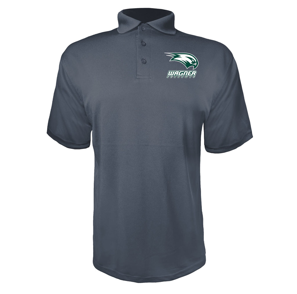 Wagner Seahawks Charcoal polyester polo