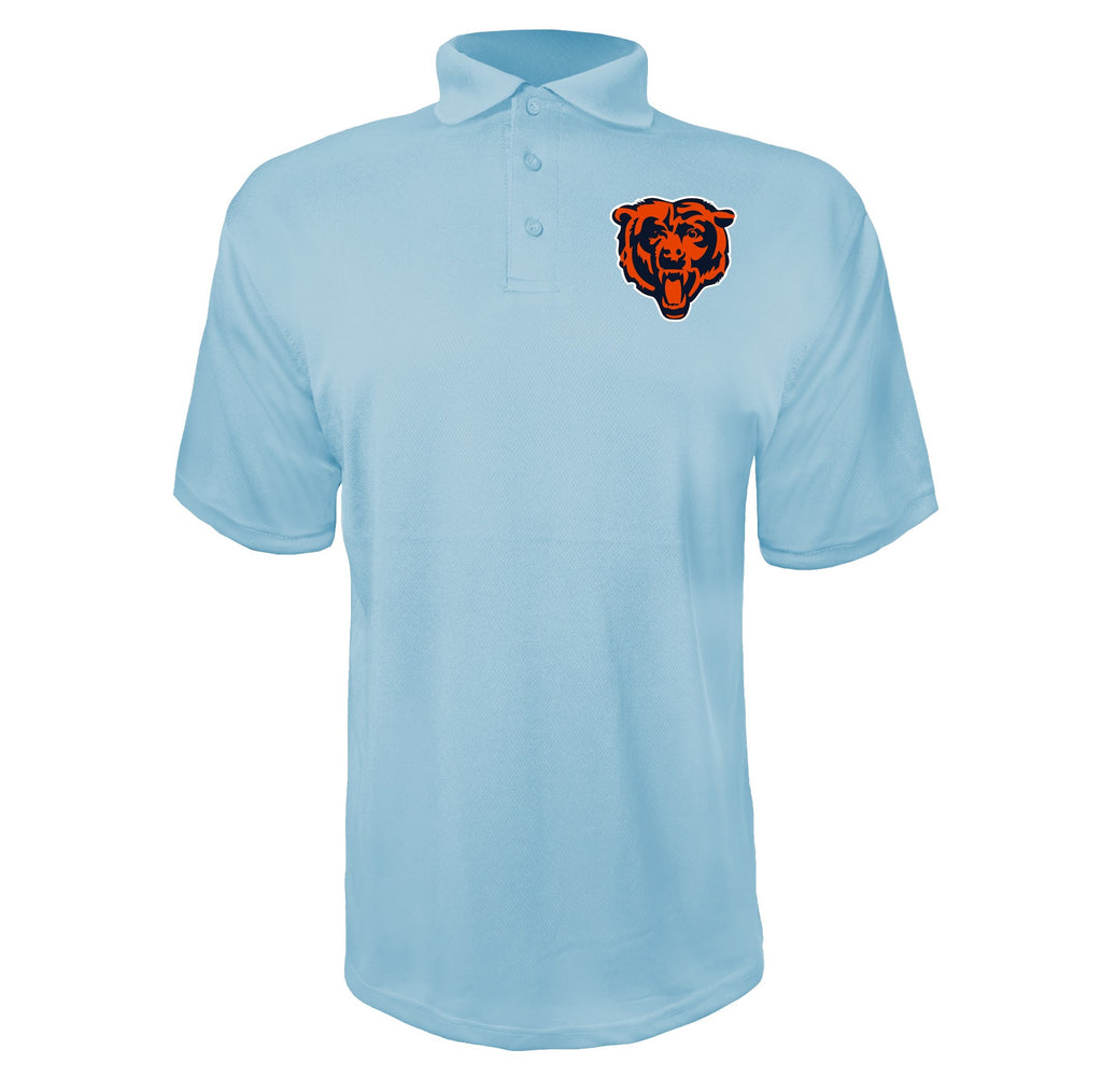 Chicago Bears Sky Blue polyester polo
