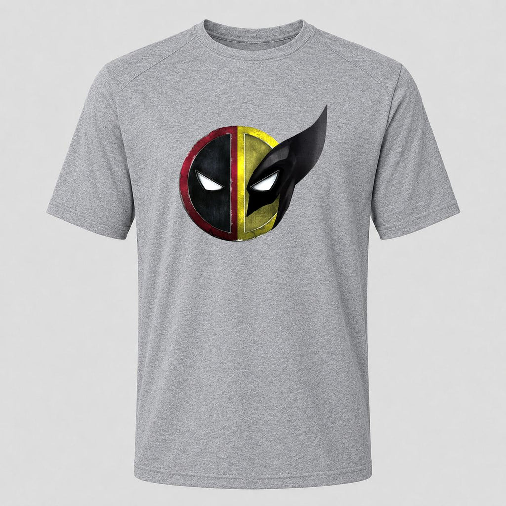 Men's Deadpool & Wolverine Performance T-Shirt - Gray