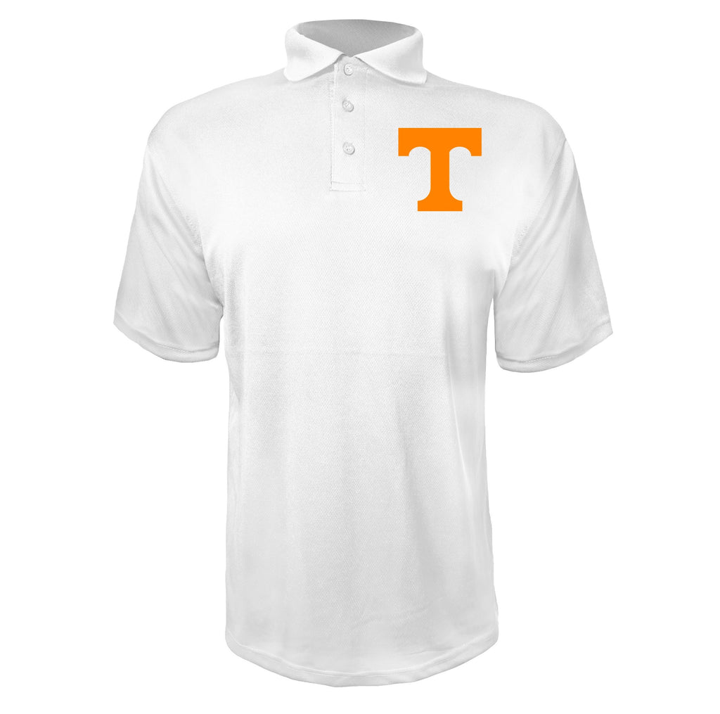 Tennessee Volunteers White polyester polo