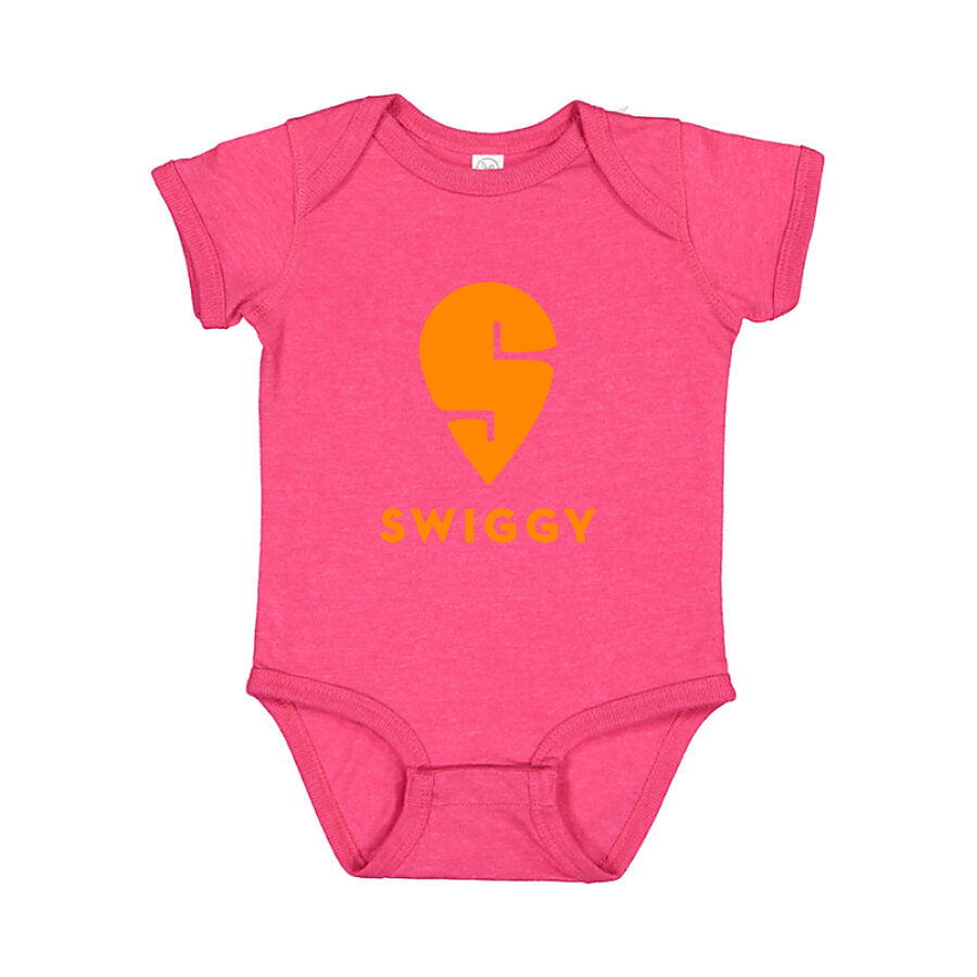 Swiggy Baby Romper Onesie - Pink