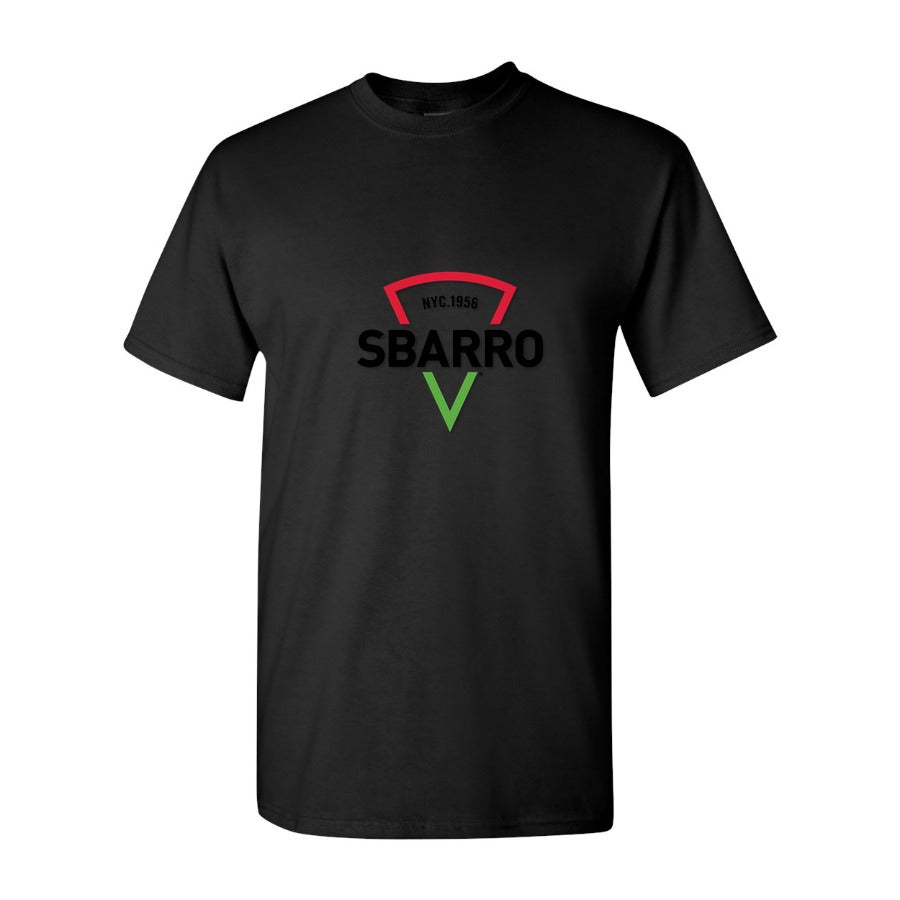 Men's Sbarro Logo Cotton T-Shirt - Black