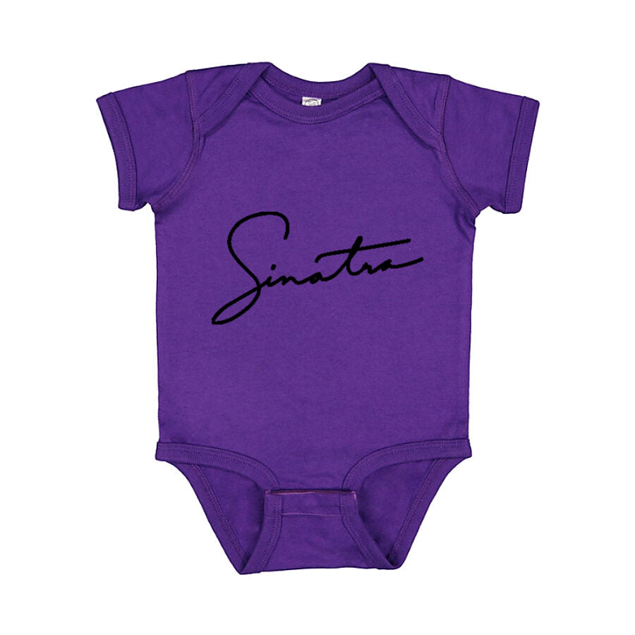 Frank Sinatra Baby Romper Onesie - Purple