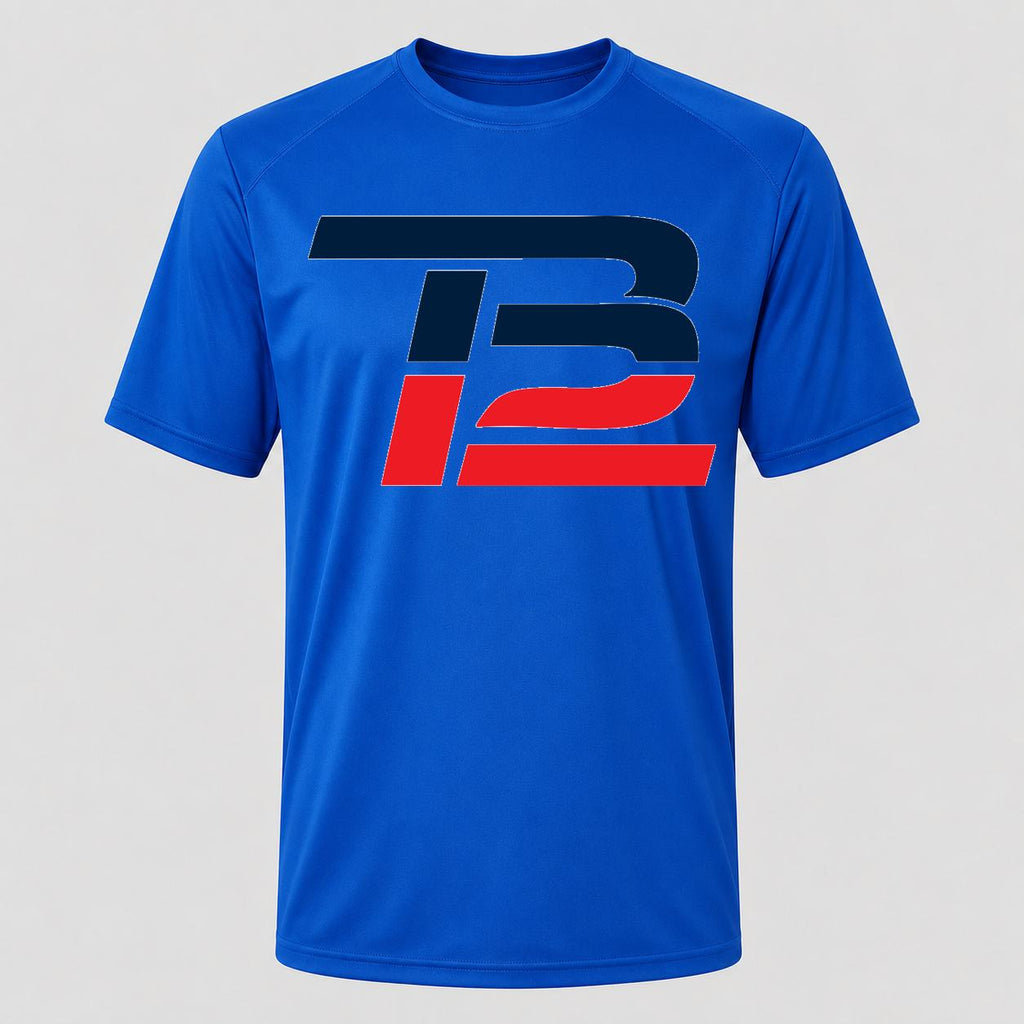 Men's Tom Brady 12 Performance T-Shirt - Royal Blue