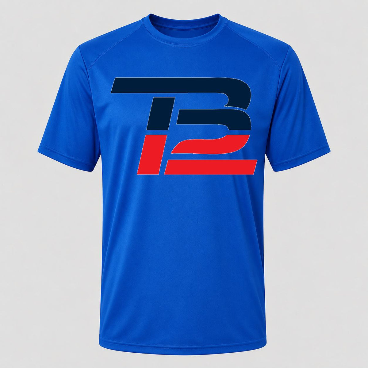 Men's Tom Brady 12 Performance T-Shirt - Royal Blue