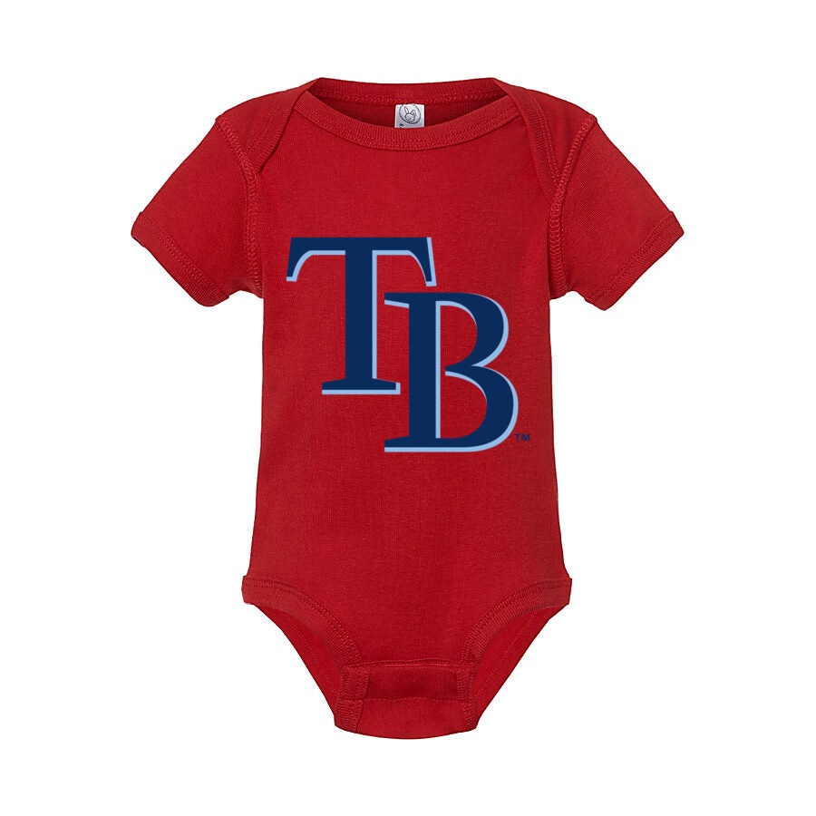 Tampa Bay Rays Baby Romper Onesie - Red