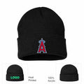 Los Angeles Angels Black Beanie Hat