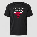 Men's Chicago Bulls White Performance T-Shirt - Black