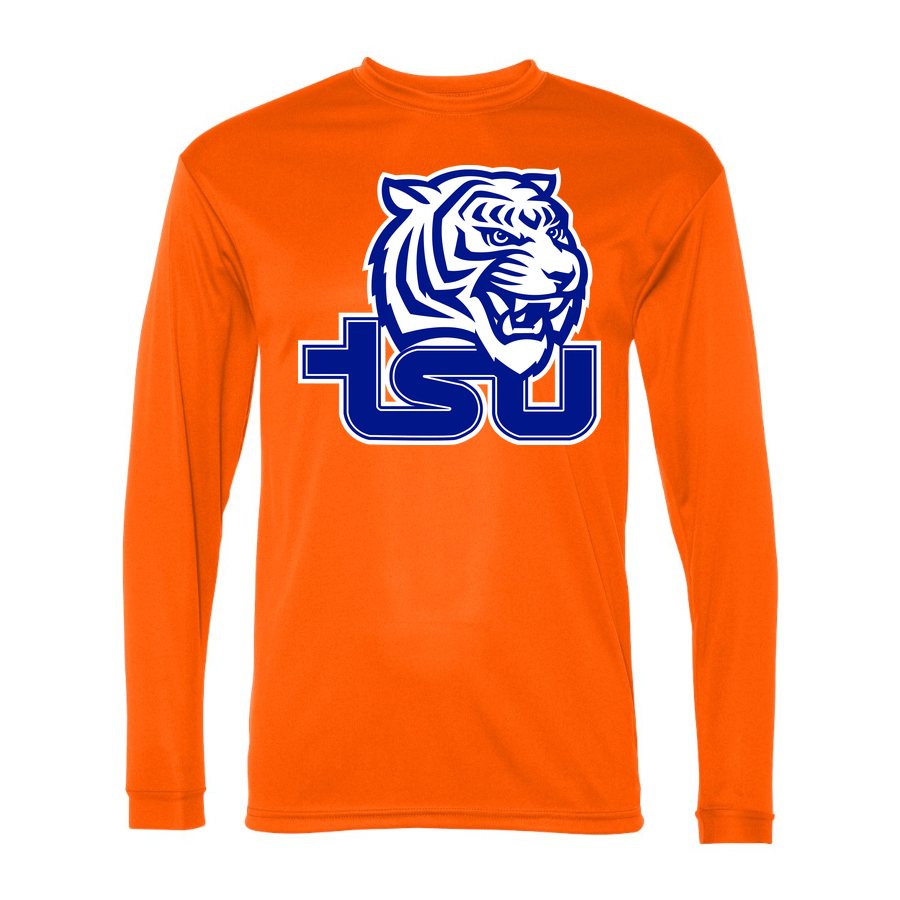 Men's Tennessee State Tigers Polyester Long Sleeve T-Shirt - Safety Orange