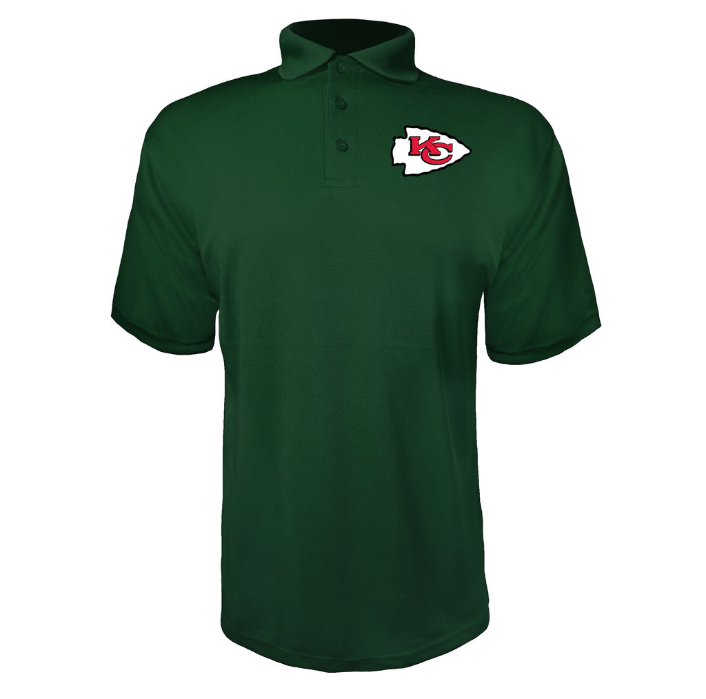 Kansas City Chiefs Green polyester polo
