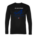 Men's Alpine F1 Team Polyester Long Sleeve T-Shirt - Black