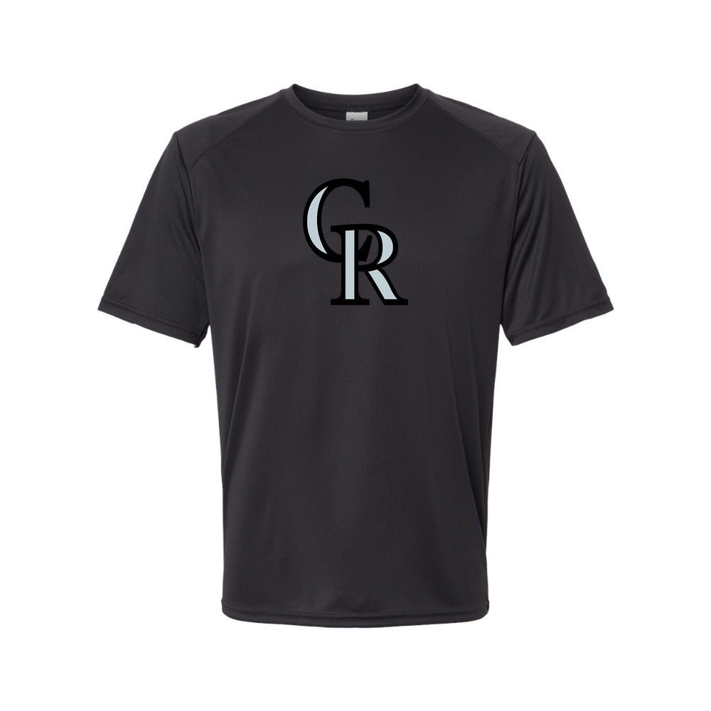 Colorado Rockies Polyester T-Shirt - Black