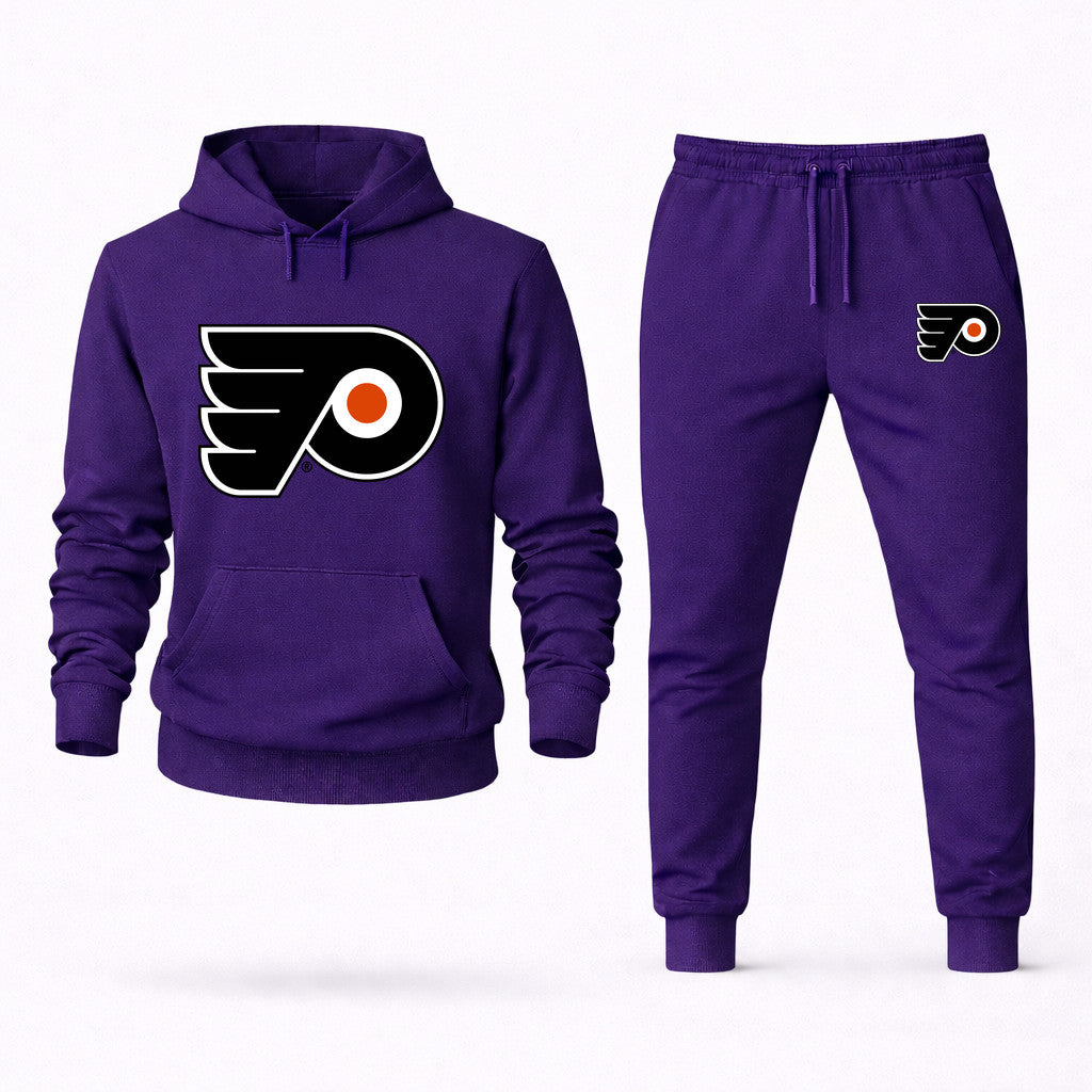 Philadelphia Flyers Hoodie and Joggers Set - Purple
