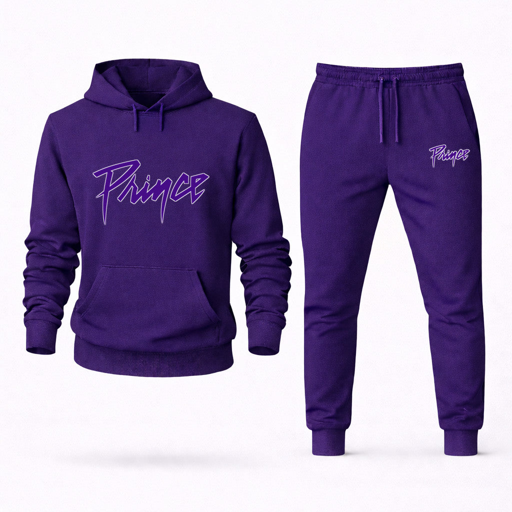 Prince Hoodie and Joggers Set - Purple