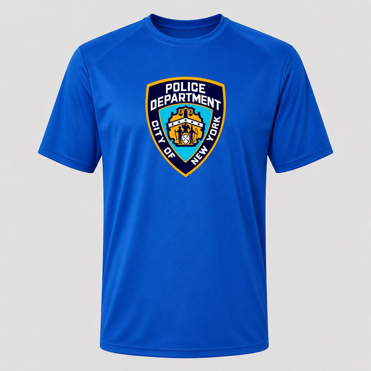 Men's NYPD Performance T-Shirt - Royal Blue