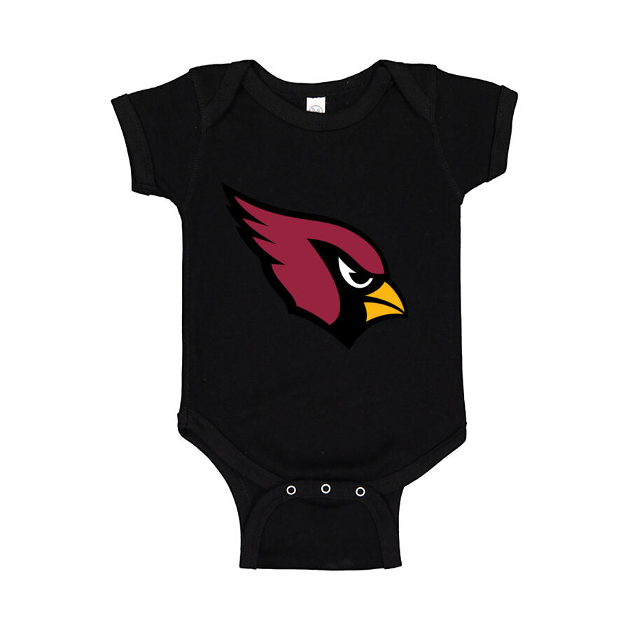 Arizona Cardinals Baby Romper Onesie - Black