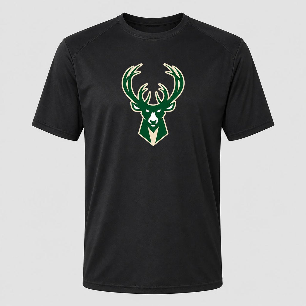 Men's Milwaukee Bucks Performance T-Shirt - Black