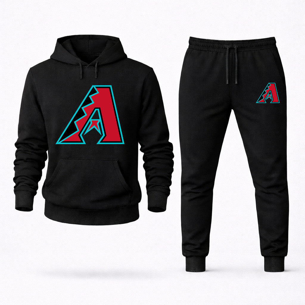 Arizona Diamondbacks Hoodie and Joggers Set - Black