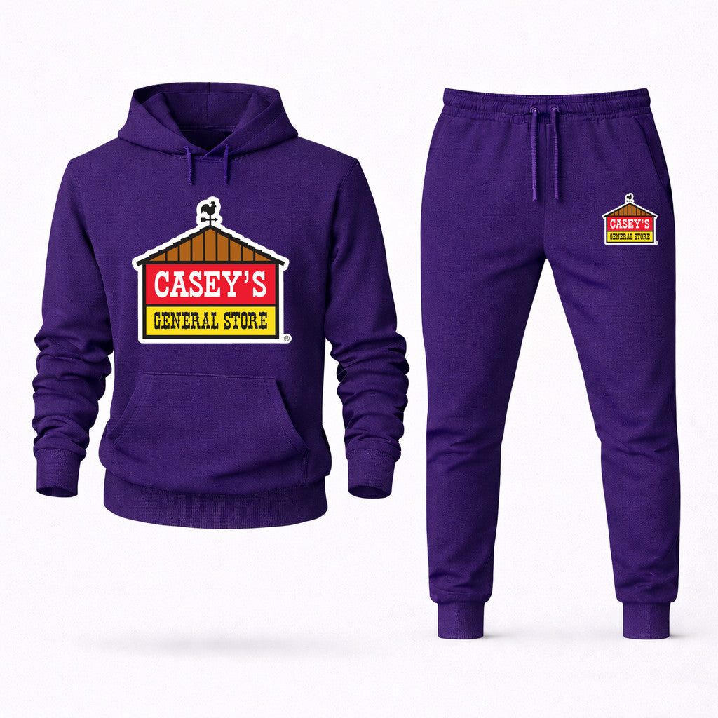 Casey's General Stores Hoodie and Joggers Set - Purple