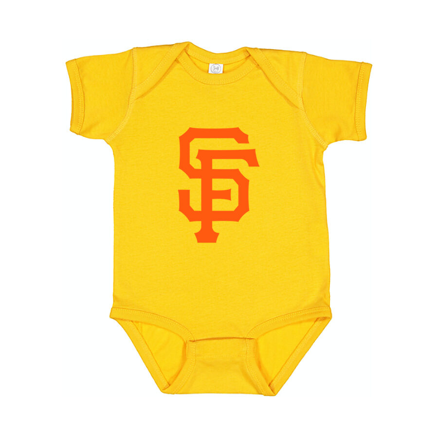 San Francisco Giants Baby Romper Onesie - Yellow
