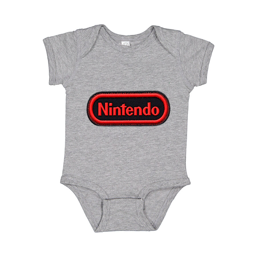 Nintendo Baby Romper Onesie - Gray