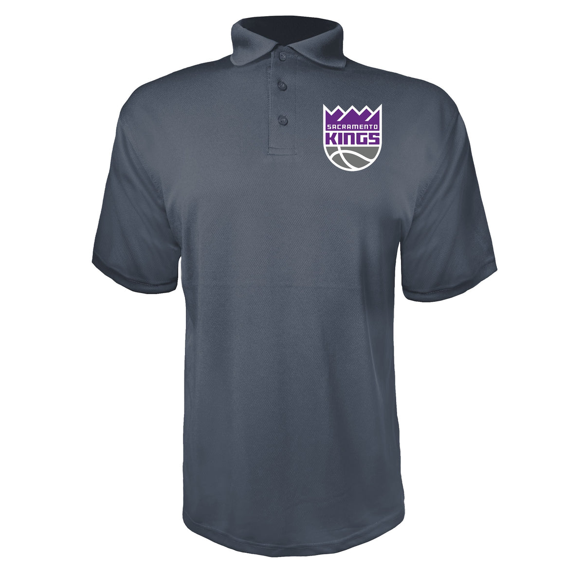 Sacramento Kings Charcoal polyester polo
