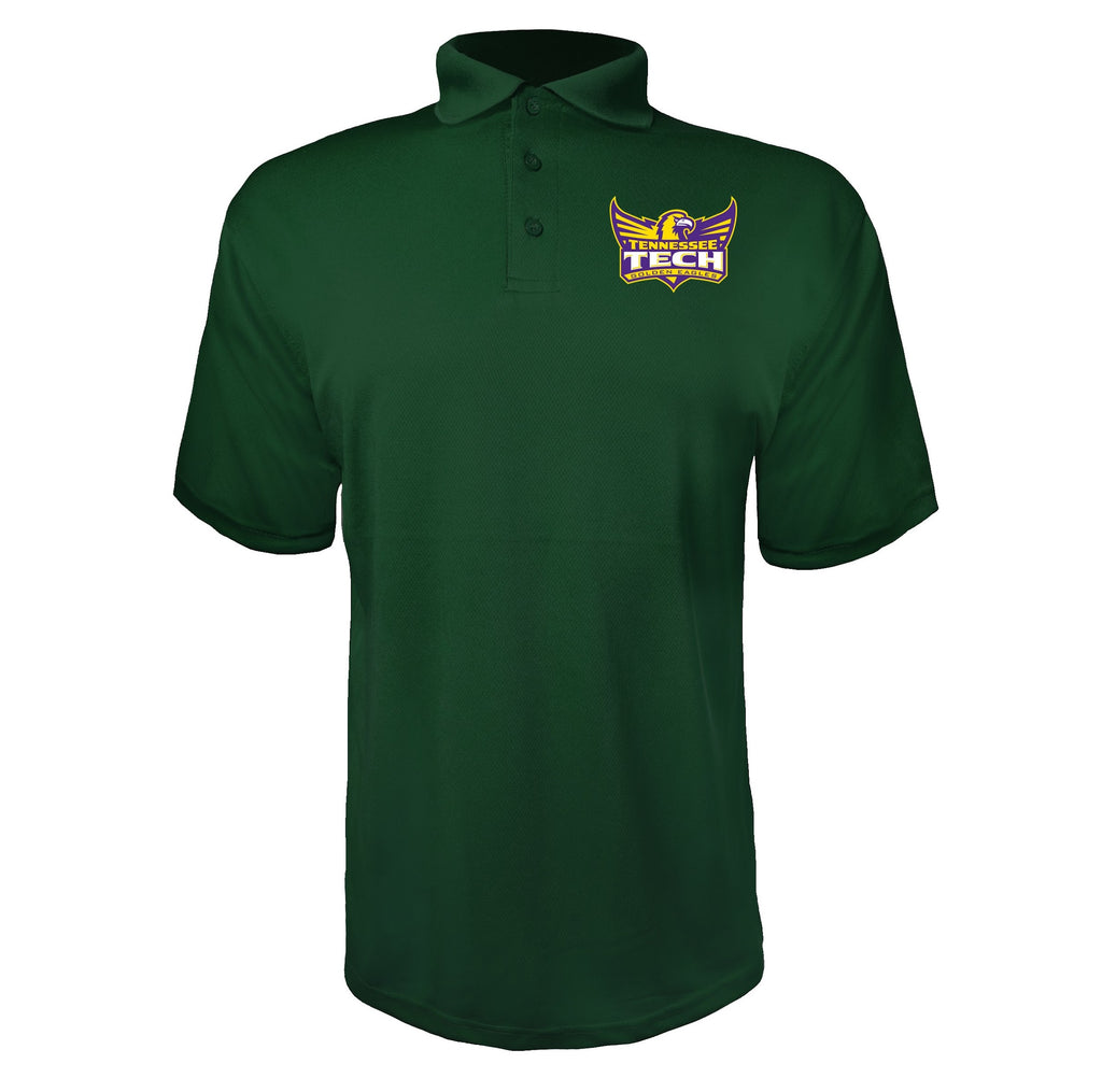 Tennessee Tech Golden Eagles Green polyester polo