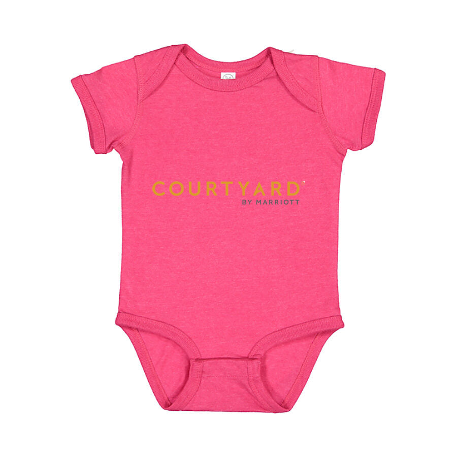Courtyard Baby Romper Onesie - Pink
