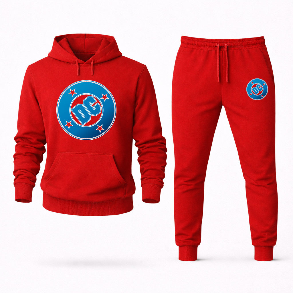 DC Comics Hoodie and Joggers Set - Red