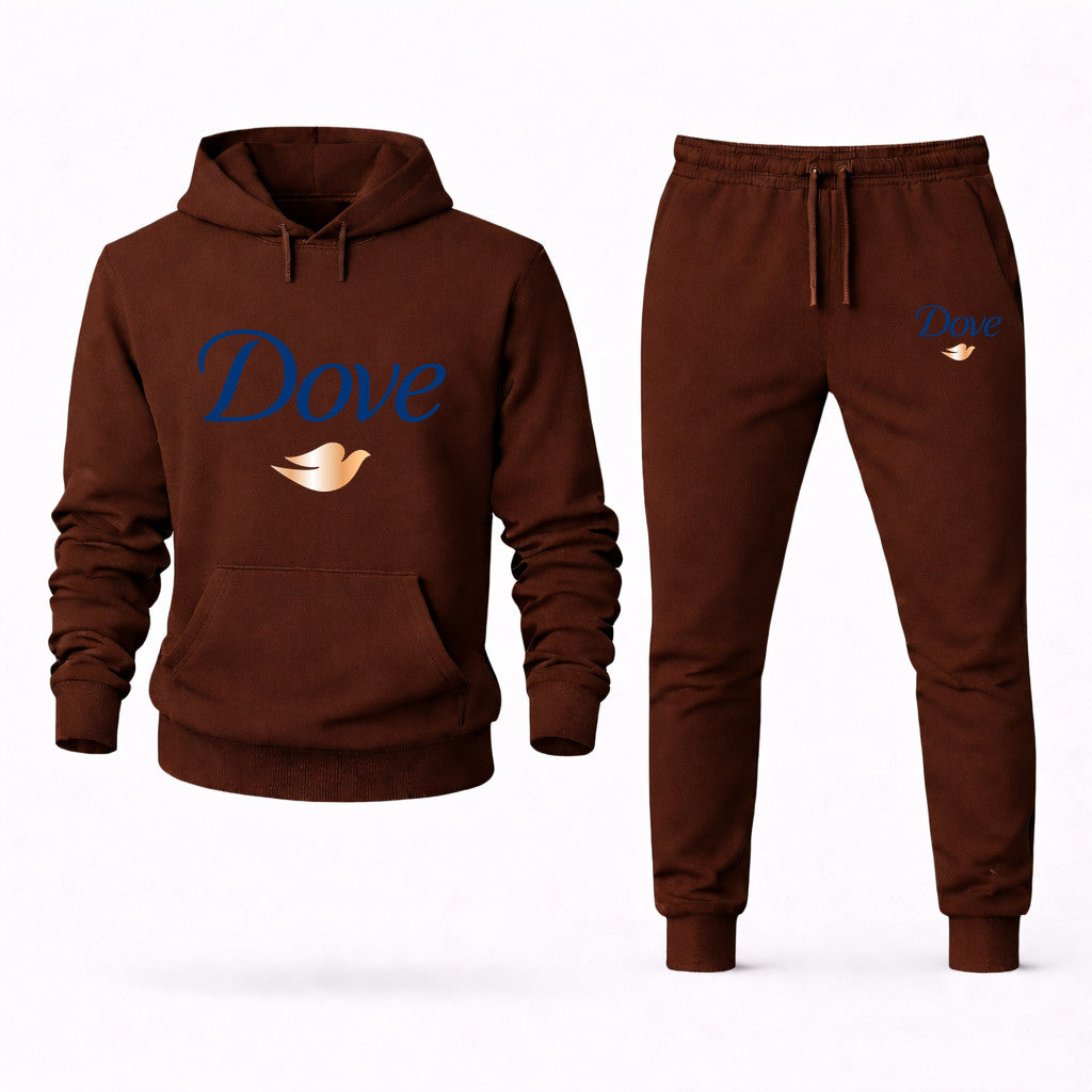 Dove Hoodie and Joggers Set - Brown
