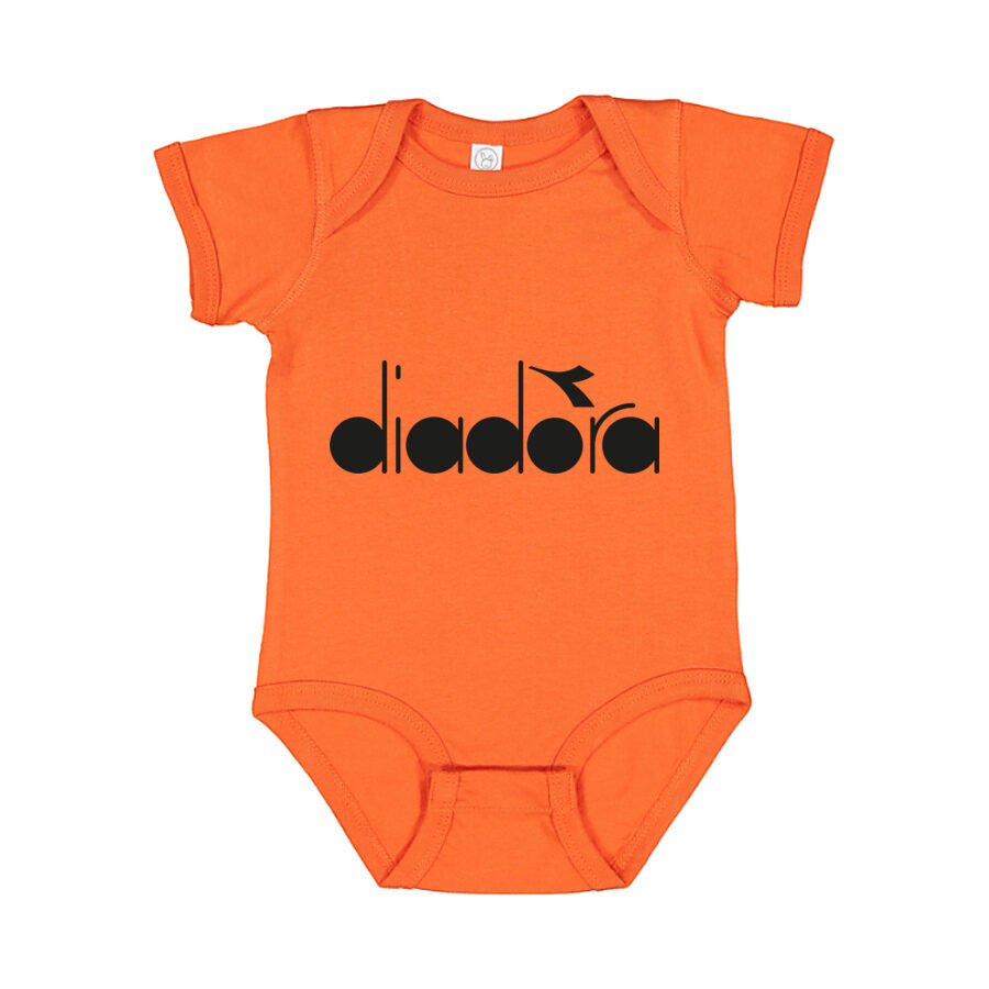 Diadora Baby Romper Onesie - Orange