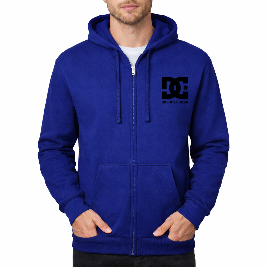 DC Zipper Hoodie - Royal Blue