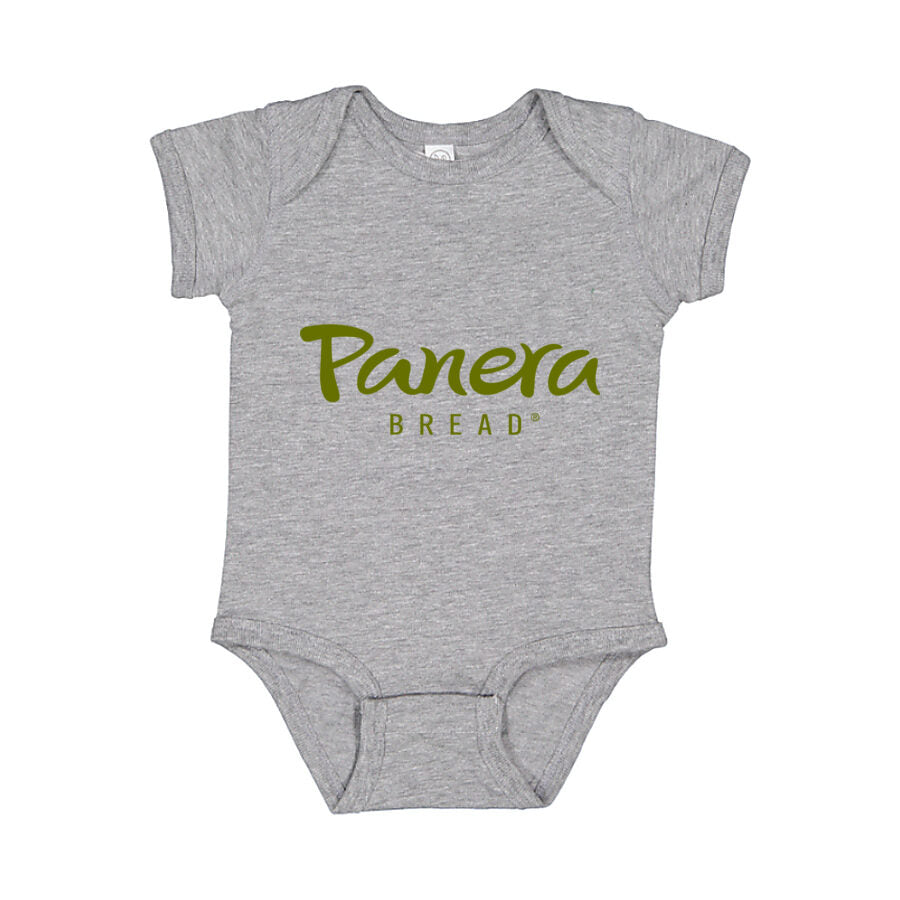 Panera Bread Baby Romper Onesie - Gray