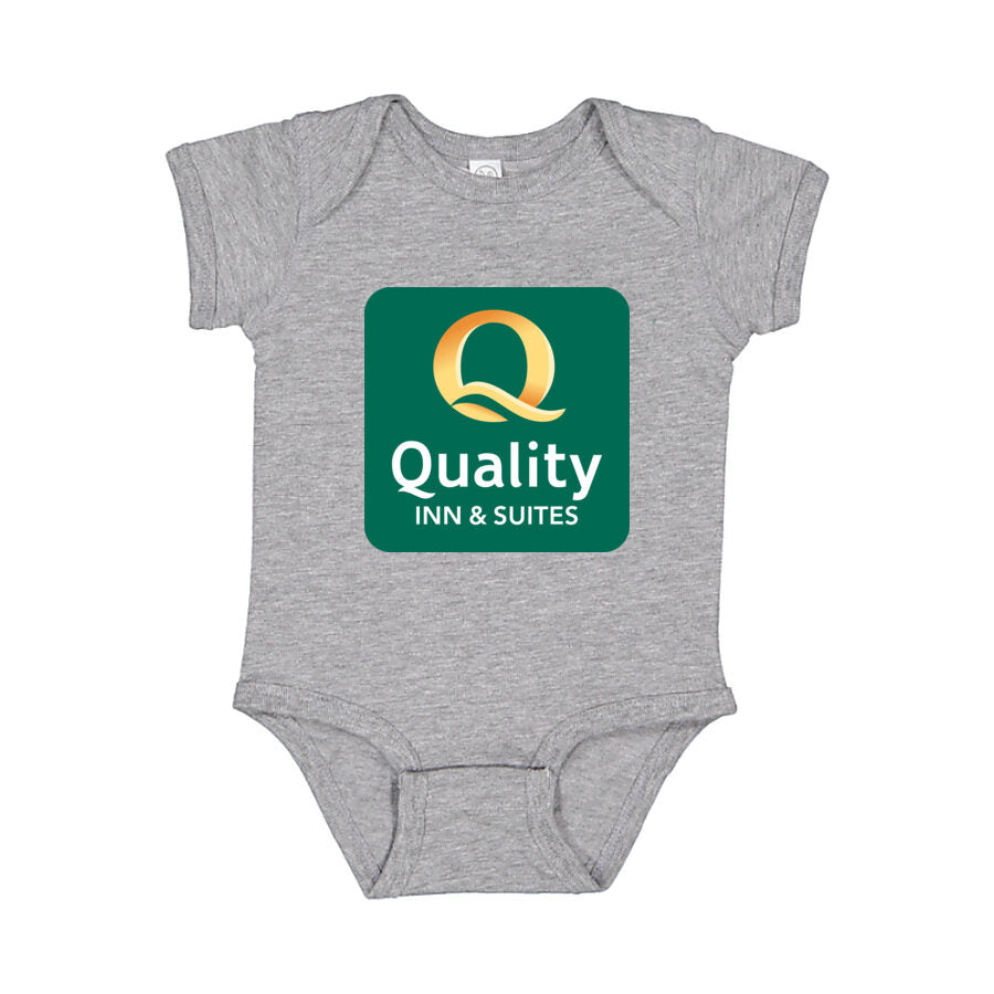 Quality Inn & Suites Baby Romper Onesie - Gray