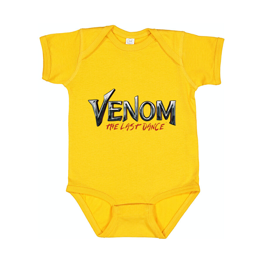 Venom The Last Dance Baby Romper Onesie - Yellow