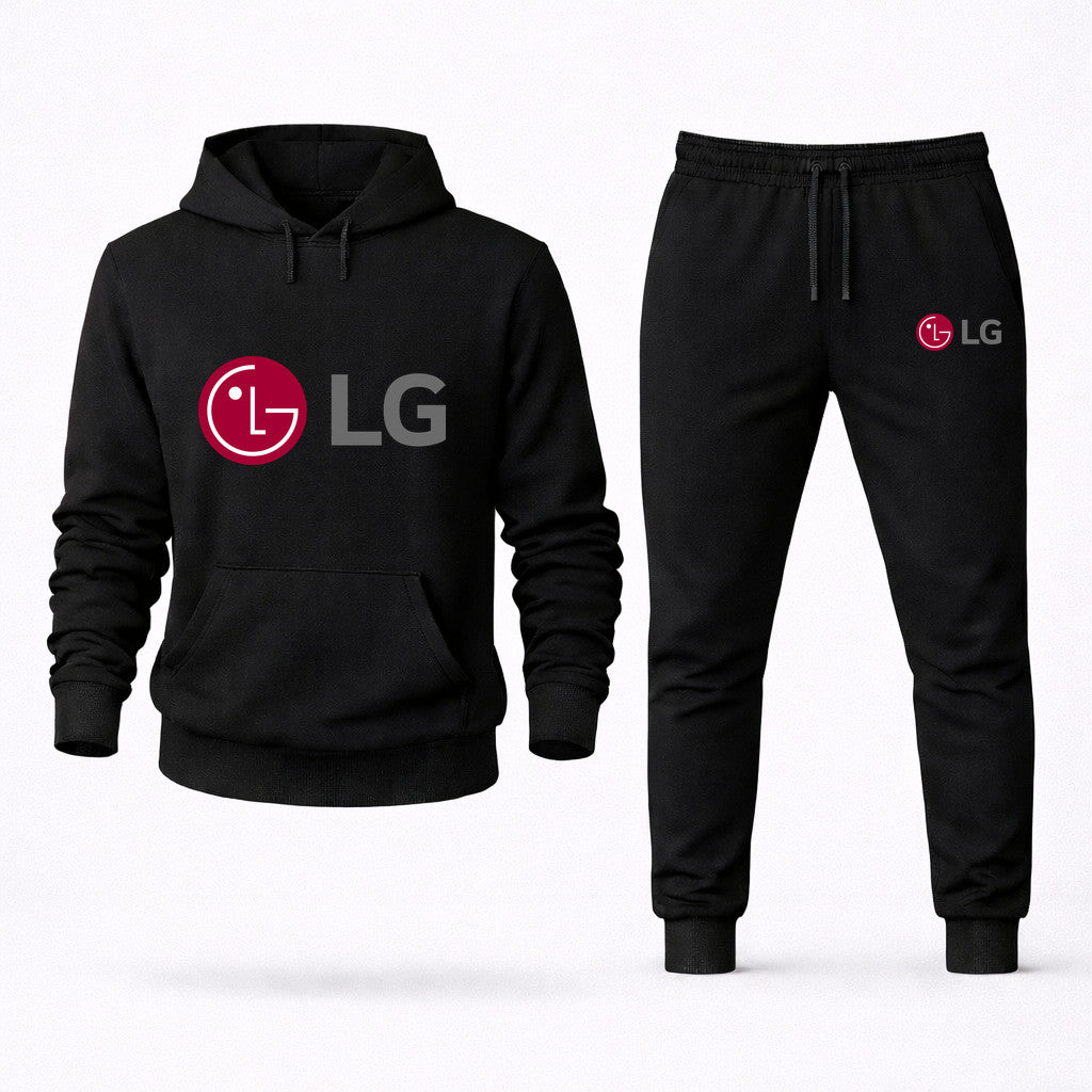 LG Hoodie and Joggers Set - Black