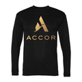 Men's Accor Polyester Long Sleeve T-Shirt - Black