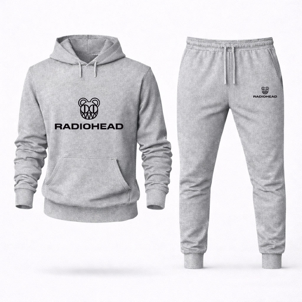 Radiohead Hoodie and Joggers Set - Grey