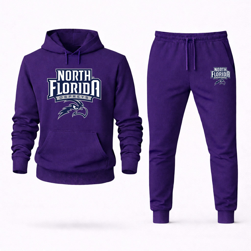 UNF Ospreys Hoodie and Joggers Set - Purple