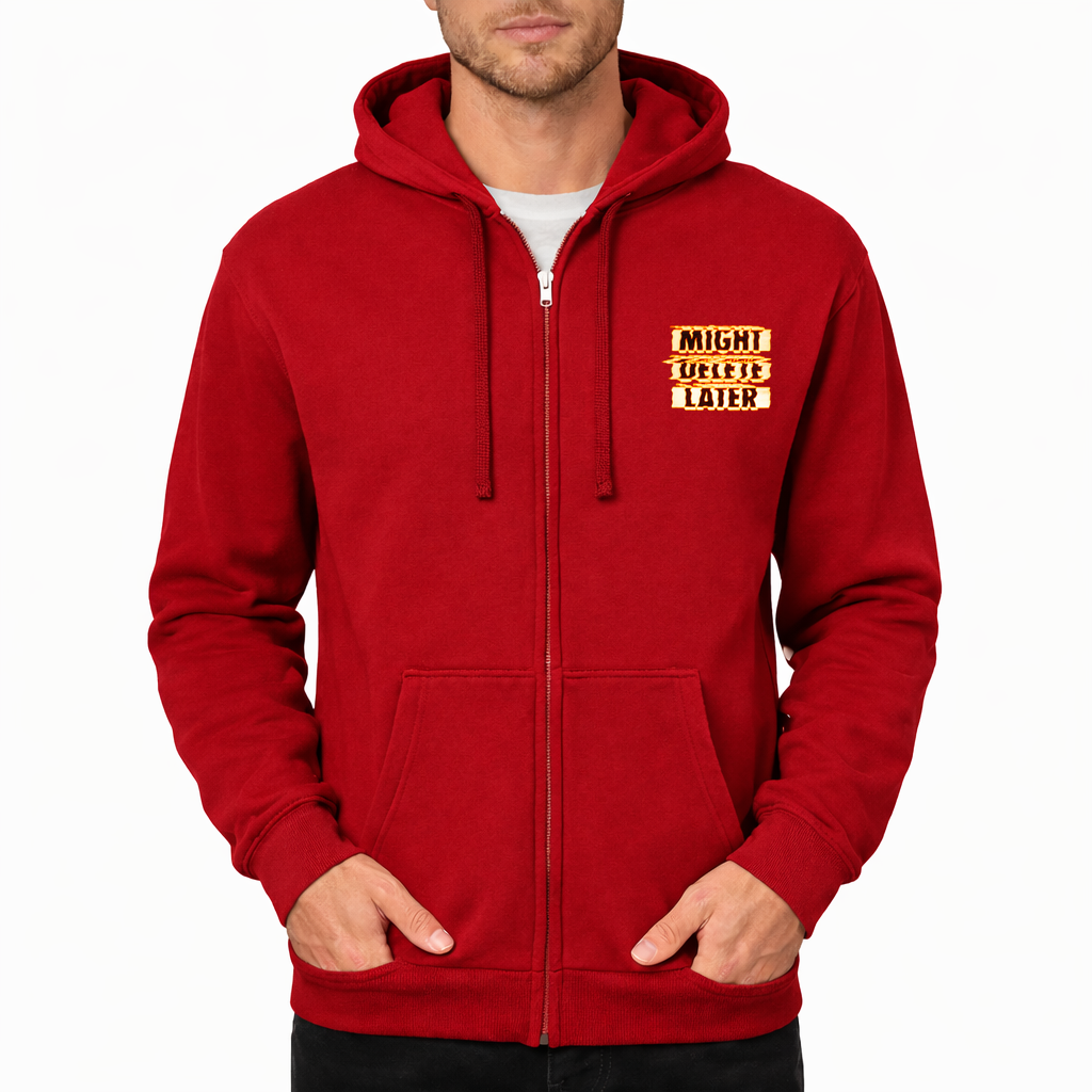 might delete later Zipper Hoodie - Red