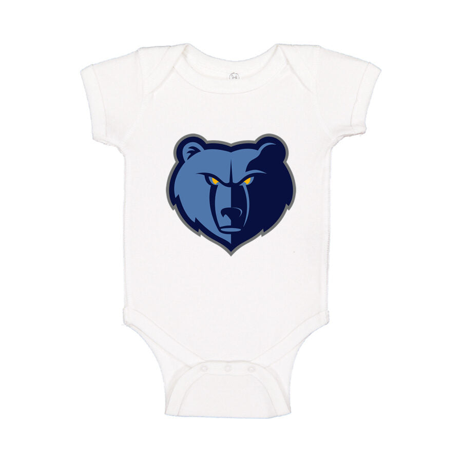 Memphis Grizzlies Baby Romper Onesie - White