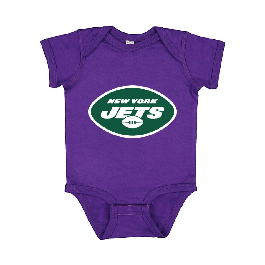 New York Jets Baby Romper Onesie - Purple