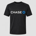 Men's Chase White Performance T-Shirt - Black