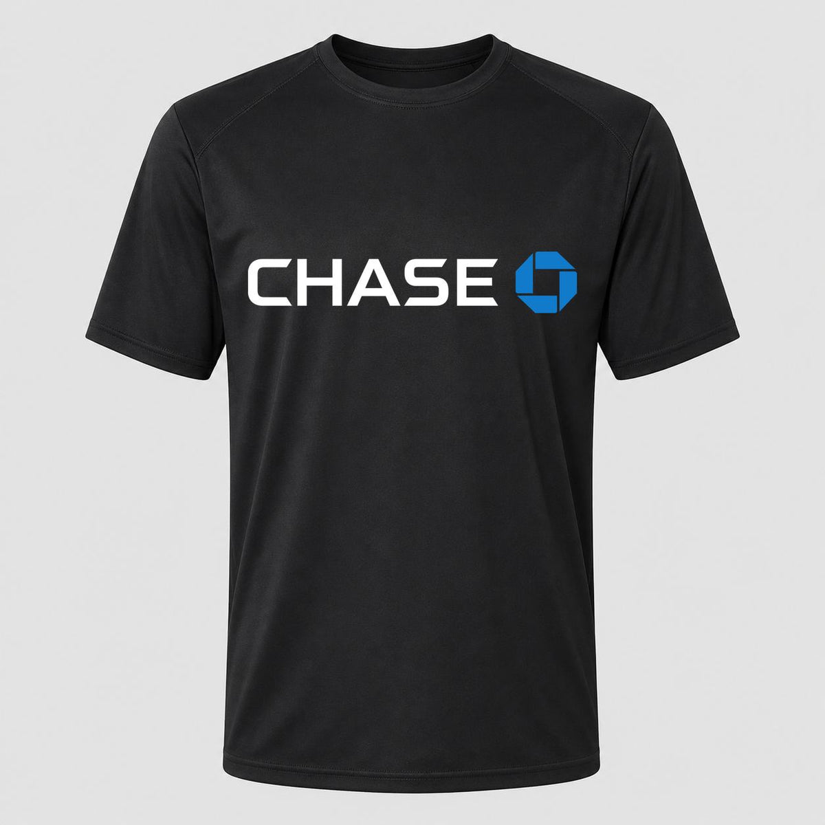 Men's Chase White Performance T-Shirt - Black