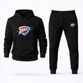 Oklahoma City Thunder Hoodie and Joggers Set - Black