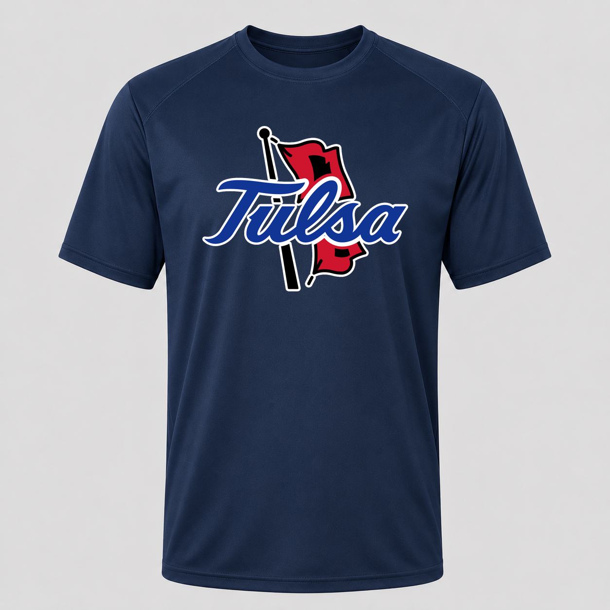 Men's Tulsa Golden Hurricane Performance T-Shirt - Navy