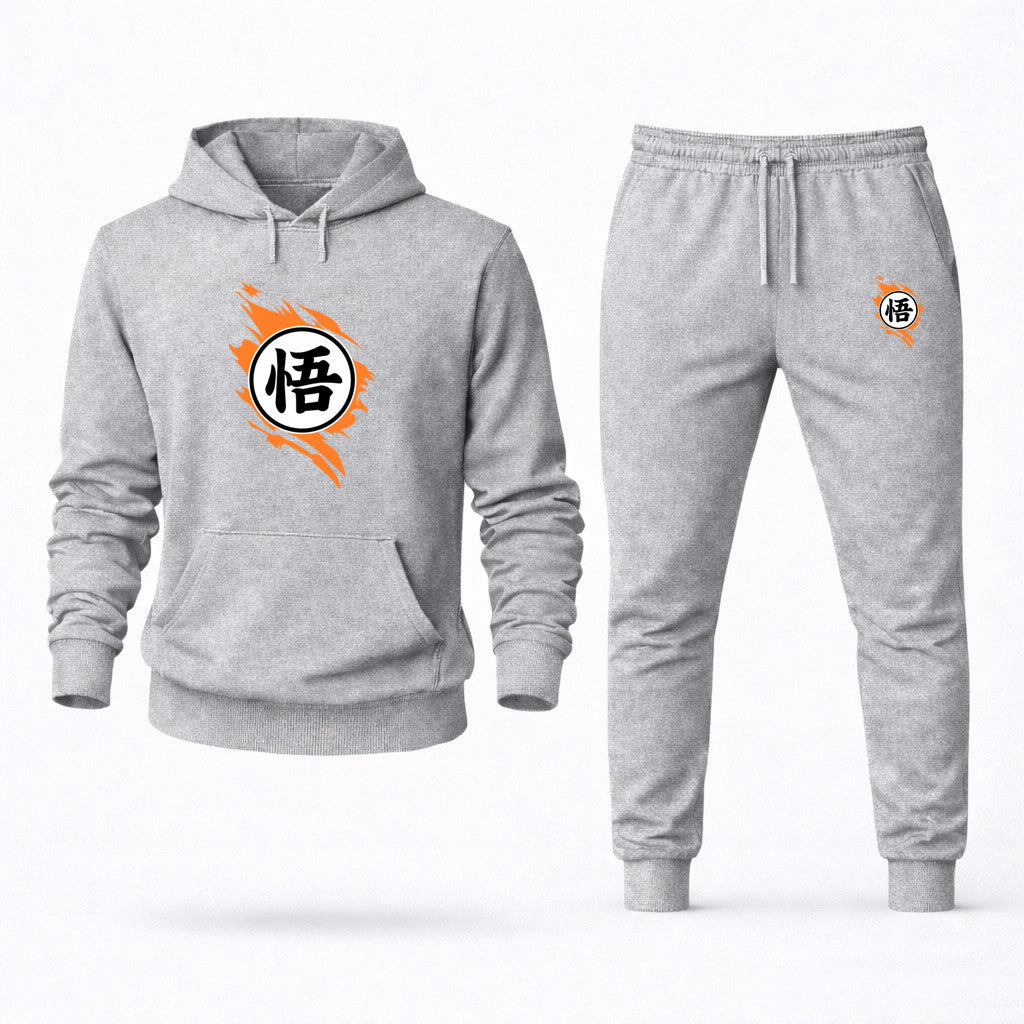 Dragon Ball Z Hoodie and Joggers Set - Grey
