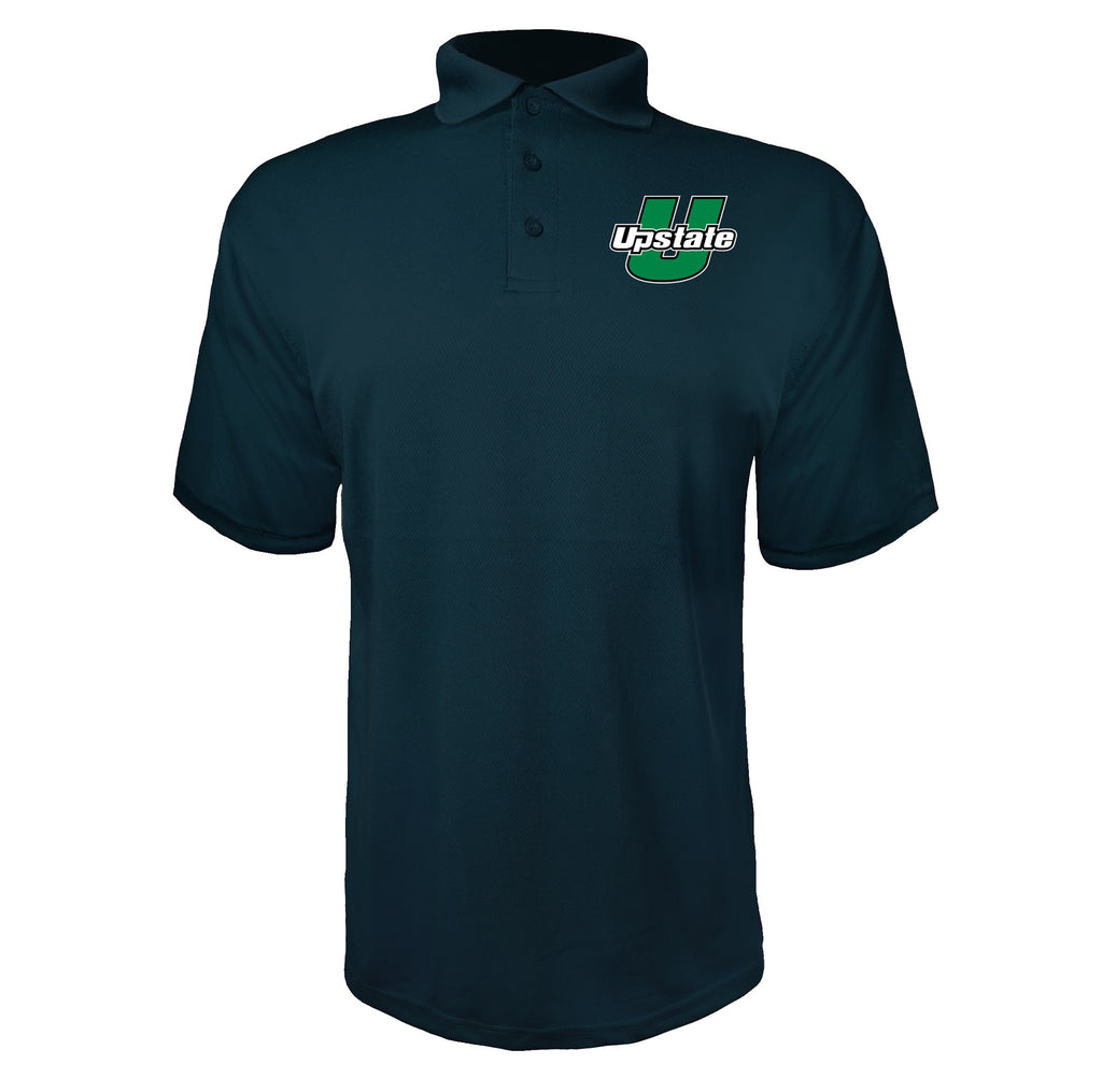 USC Upstate Spartans Navy polyester polo