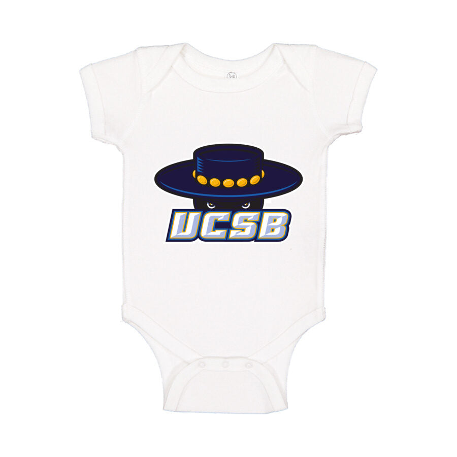 UCSB Gauchos Baby Romper Onesie - White